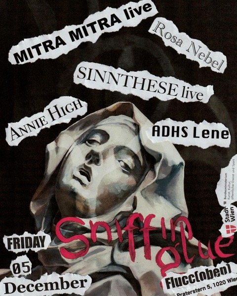 Flyer Sniffin Glue 05.12.2025