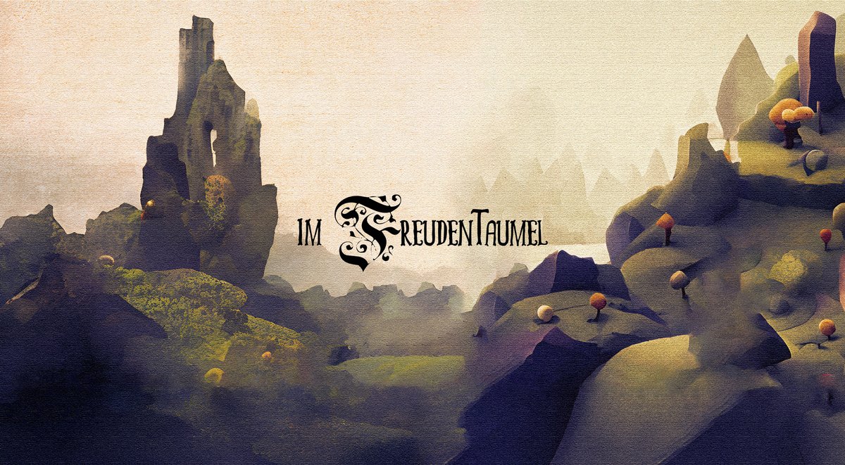 Im Freudentaumel Placeholder Hero Banner via Stable Diffusion 1.5 AI by a Top Secret International Glowie