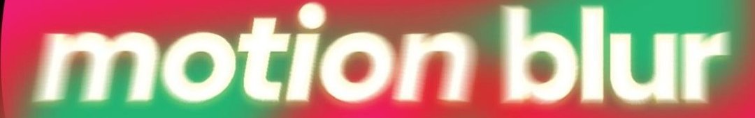 motion blur logo