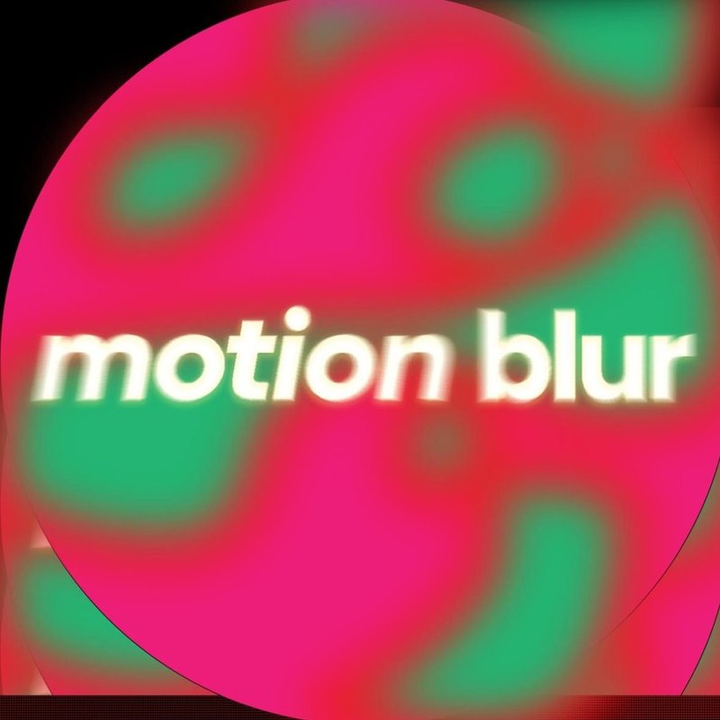 motion blur logo